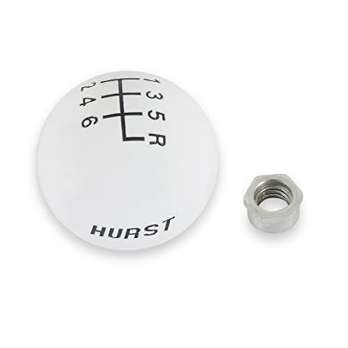 Hurst 1630040 Classic 6-Speed Knob , White - Image 1