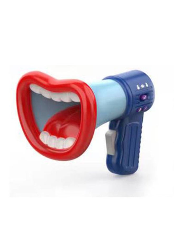 Generic Recording Loud Handheld Microphone Trick Toy Children's Electric Music Microphone Speaker Microphone Toy-Color:Blue (60 Batches)  - Image 1