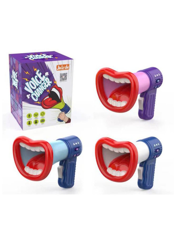 Generic Recording Loud Handheld Microphone Trick Toy Children's Electric Music Microphone Speaker Microphone Toy-Color:Blue (60 Batches)  - Image 2