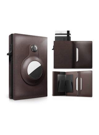 AirTag Wallet, Trackable Wallet with AirTag Holder, RFID-Blocking Minimalist Leather Wallet, Slim Leather Airtag Wallet, Men and Women, Smart Wallet, AirTag Not Included (Mocha) - pzsku/Z680F75A2ABA3FE9D63A2Z/45/_/1715849568/fec0d1d3-ea40-4ac3-9e06-88409a4f2f6e