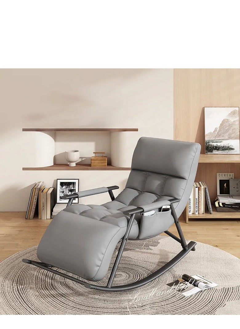 Y&D Home Leisure Adjustable Rocking Chair Grey  - Image 4