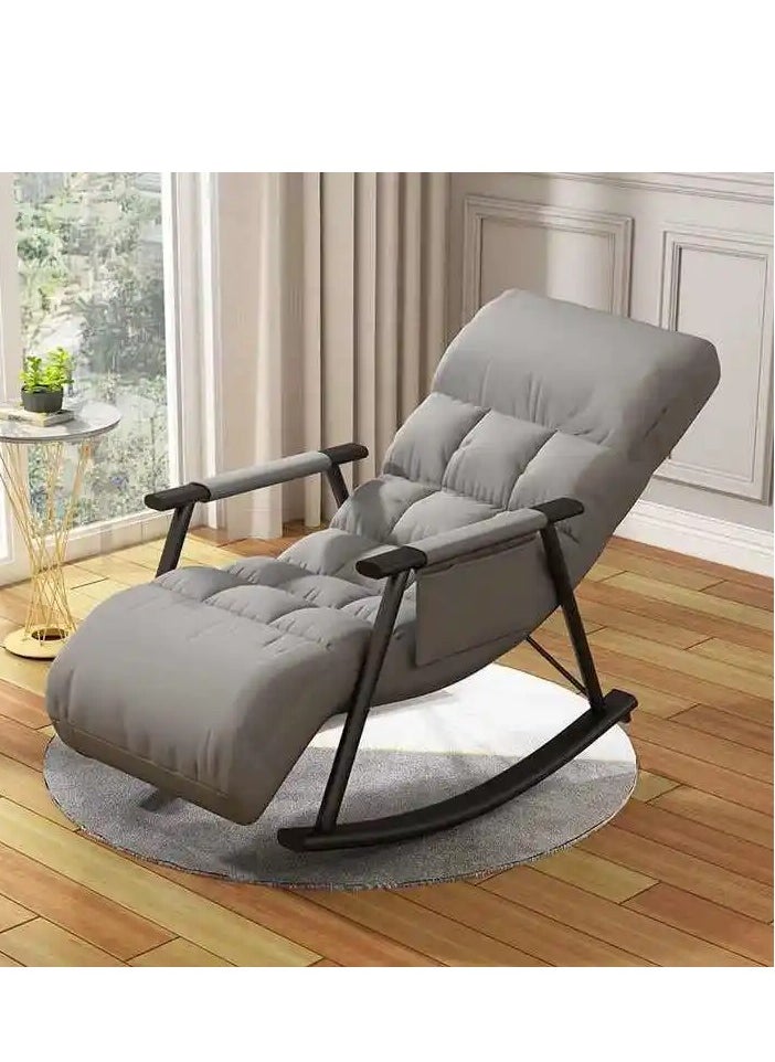 Y&D Home Leisure Adjustable Rocking Chair Grey  - Image 1