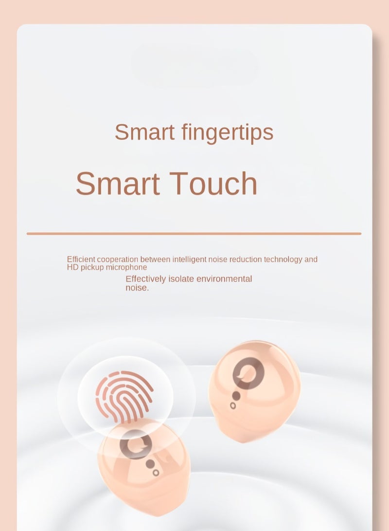 AROAQ Invisible Earbuds, Comfortable Wireless Bluetooth Headset, Noise Cancelling Lightweight Micro Tiny Sleep Earphones, Ultra Long Life In Ear Hidden Headphones For Music, (White) - Image 4