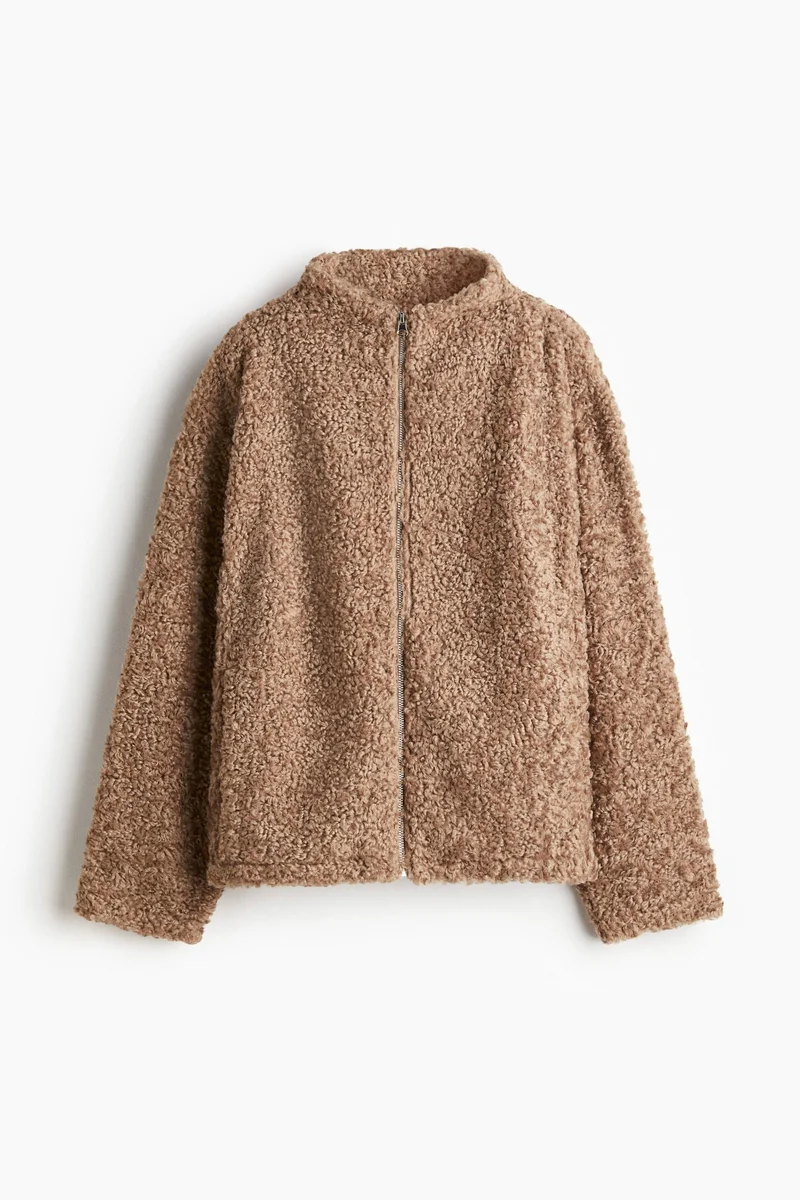 H&M Oversized teddy jacket