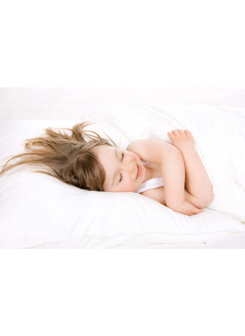 SHRI VYAS LINEN SHRI VYAS LINEN 100 Goose Down Feather Duvet Special for Winters DuvetRajaiComforter Inserts White Pillow Standard 17x27 Microfiber Pillow Pack of 1  - Image 3