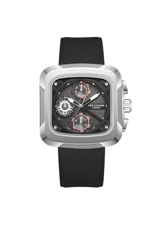 Lee Cooper Men's Silicone Multi Function Watch LC08012.361 - 40 mm