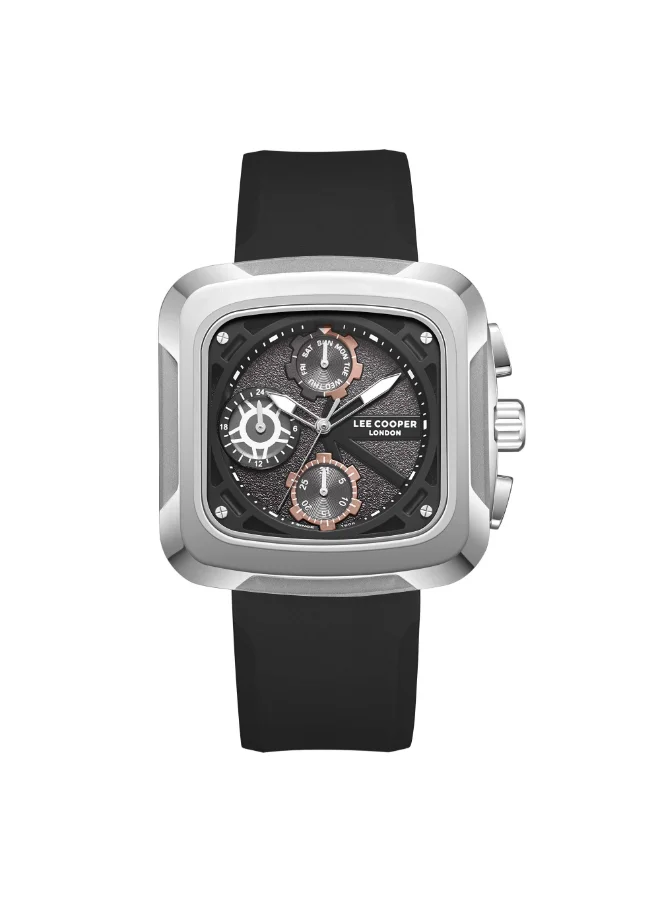 لي كوبر LEE COOPER Men Multi Function Black Smart Watch - LC08012.361