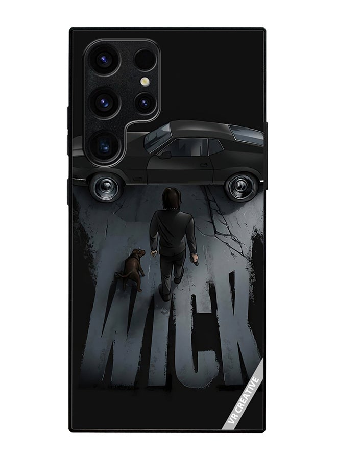 VR CREATIVE Protective Case Cover For Samsung Galaxy S25 Ultra John Wick Design Multicolour