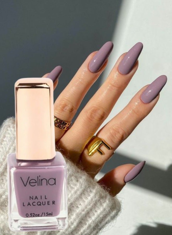 Velina Matte Nail Polish 20 Purple 15ML