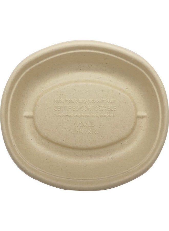 World Centric BO-SC-UBB 100% Compostable Unbleached Plant Fiber Burrito Bowl, 32 oz. (Pack of 300) - Image 2