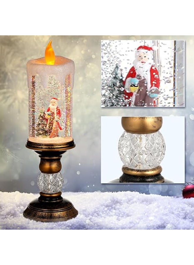 Christmas Snow Globe LED Candle - Image 4
