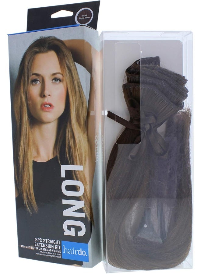 hairdo طقم وصلات شعر مستقيمة 8 قطع - R830 بني زنجبيل - Image 4