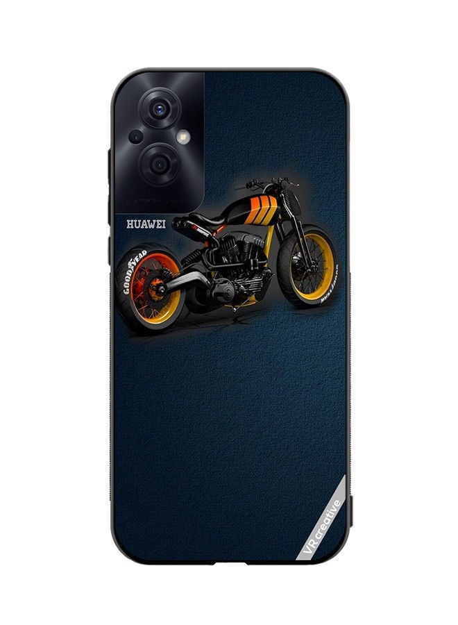 VR CREATIVE Protective Case Cover For Oppo Reno8 Z Bike Design Multicolour - Image 1