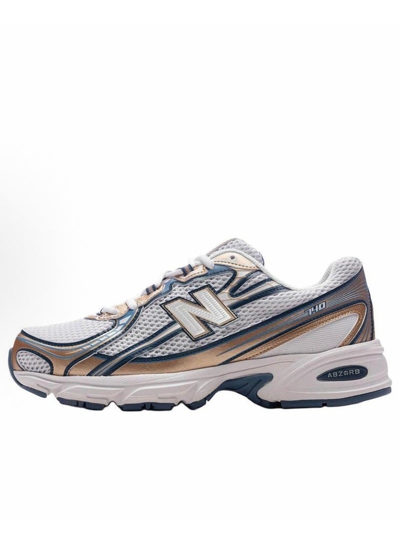 نيو بالانس new balance 740 أحذية رياضية عارضة أبيض ذهبي  - Image 1