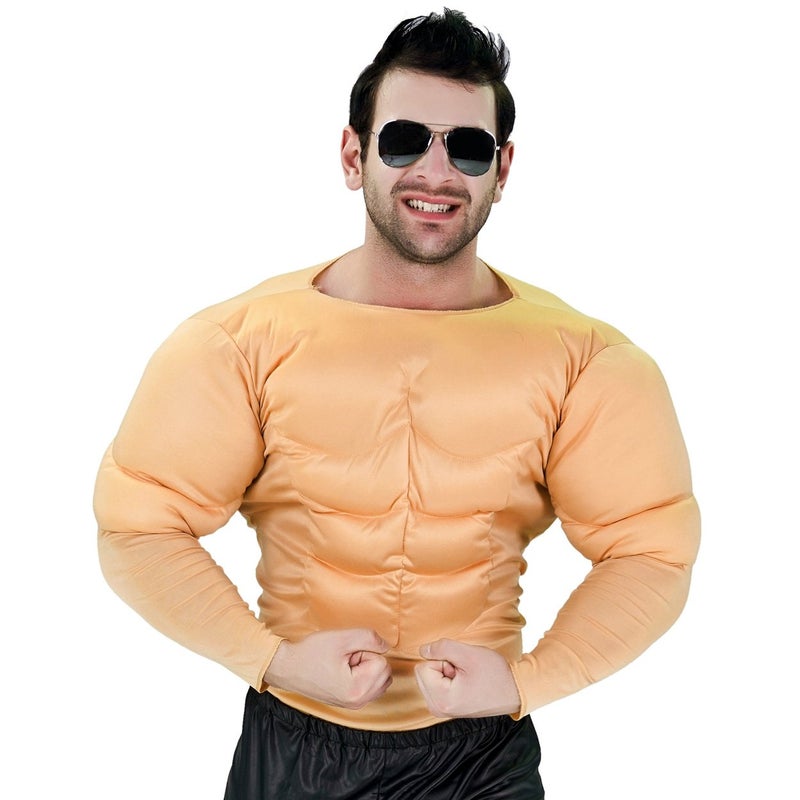 KalcyKizz بدلة عضلات للرجال من كالسيكيز، صفراء، مقاس واحد - Image 1