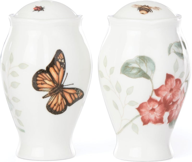 LENOX Butterfly Meadow Salt & Pepper Shakers, 0.65 LB, Multi - Image 1