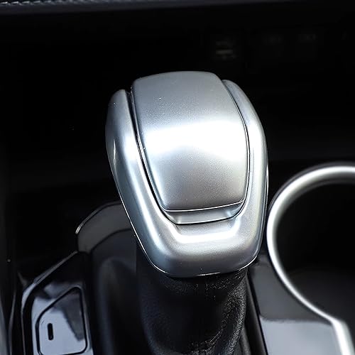 Hyorabyn Car Accessories Fit for Toyota Highlander 2020~2023 Toyota RAV4 2019-2023 Gear Shift Lever Knob Shifter Head Cover Trim ABS Silver - Image 4