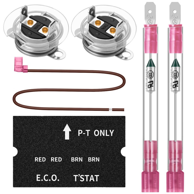 VORIGY RV Water Heater Thermal Cutoff Kit ECO Thermostat Assembly Compatible with Atwood 91447 93866 Models GCH64E GCH66E G6A7E G6A8E GC6AA9E GCH10A2E G6103E GH6103E XT Series 2 Pcs - Image 3
