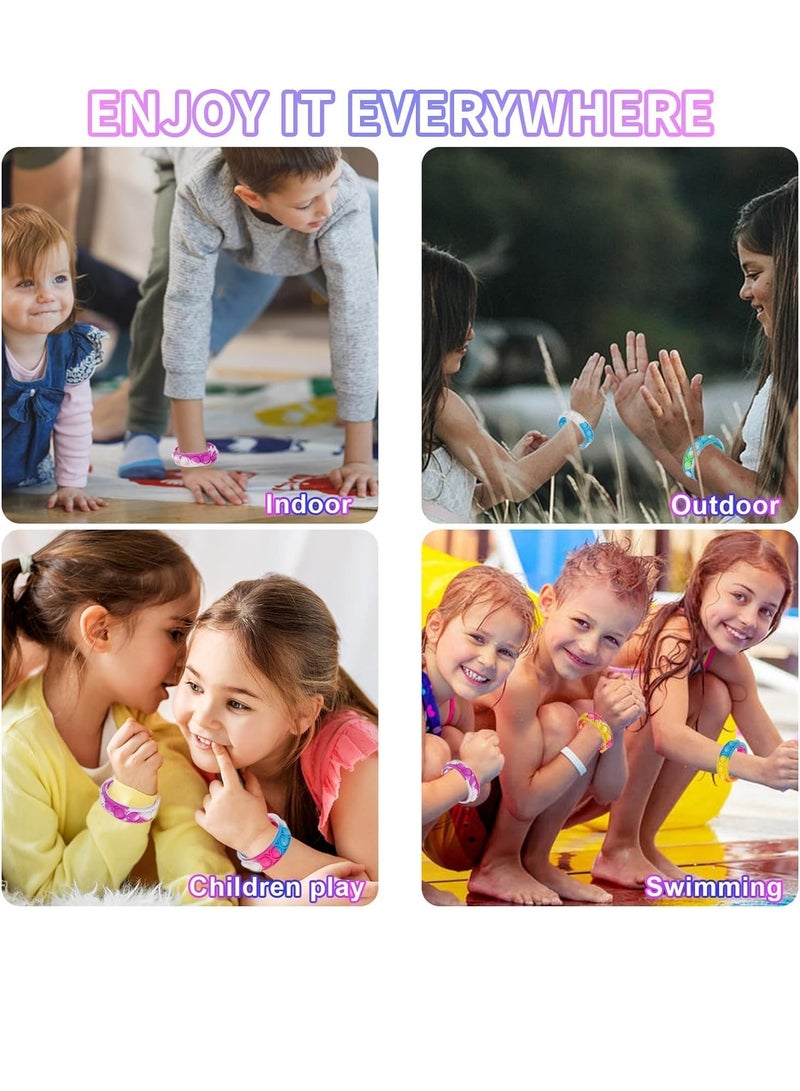 FengSVMA Pop Fidget Toys Its Party Favors Kids Toys , 24 PCS Pop Bracelet It Fidgets Packs Toddler Toys Party Supplies , Basket Stuffers Stress Sensory Toys Pop Girls&Boys Toys - Image 4