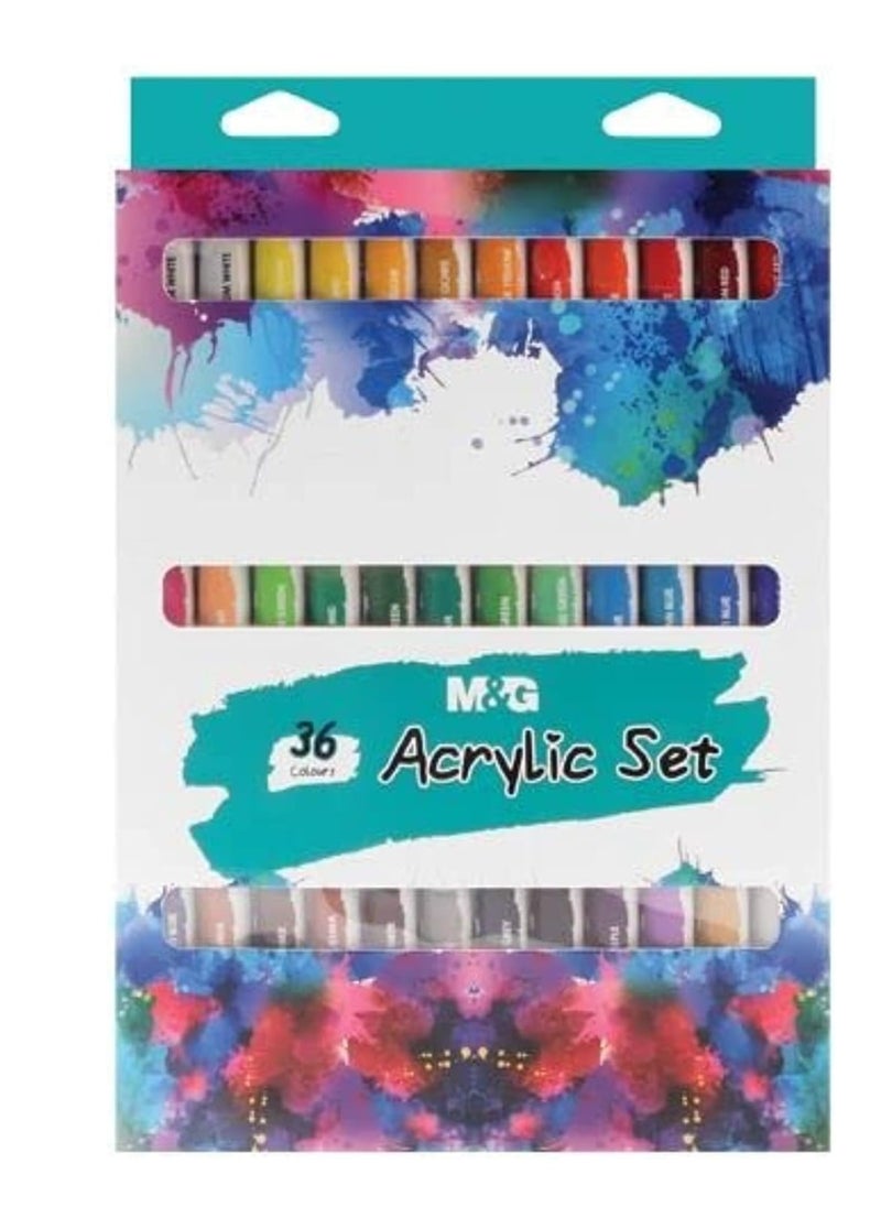 M&G Acrylic colors M&G 36 color 12 ml high quality 