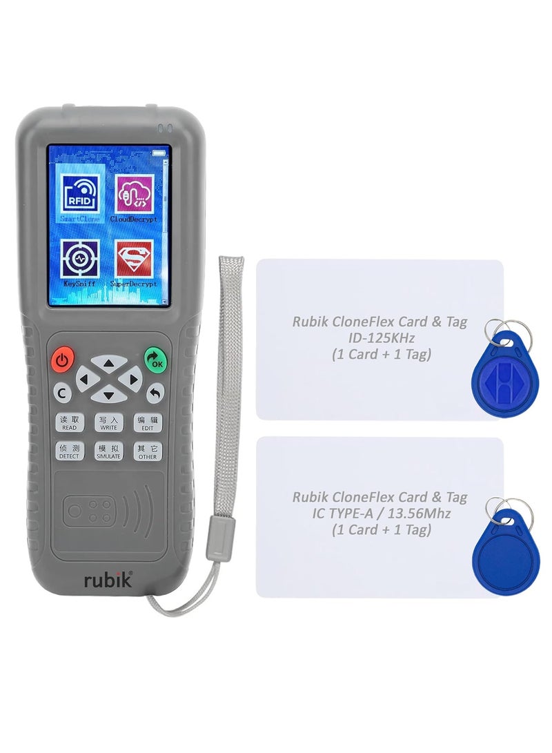 Rubik آلة نسخ بطاقة الوصول RFID X5 (نسخة واي فاي) لـ 125KHz، ميفير، نوع IC-A، IC، 13.56MHz - Image 1