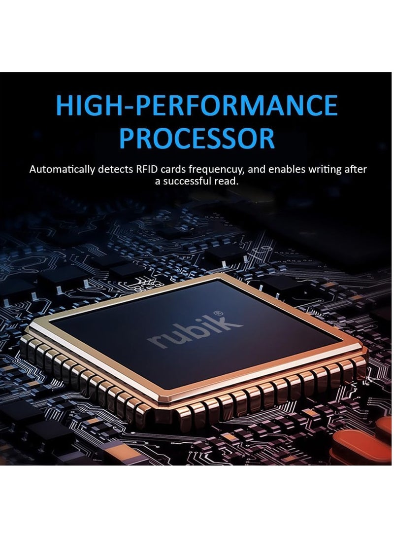 Rubik آلة نسخ بطاقة الوصول RFID X5 (نسخة واي فاي) لـ 125KHz، ميفير، نوع IC-A، IC، 13.56MHz - Image 5