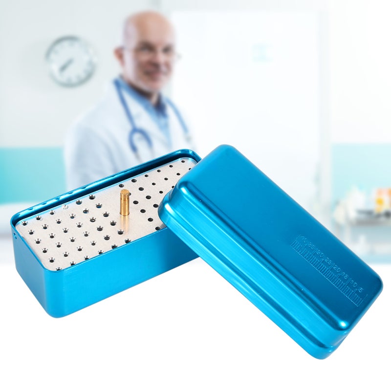 Aluminum Sterilizer Case 72 Holes Autoclavable - 135℃ & 0.22Mpa Pressure Resistant Dental Bur Holder for Dental Clinic Office Hygienist - Image 4