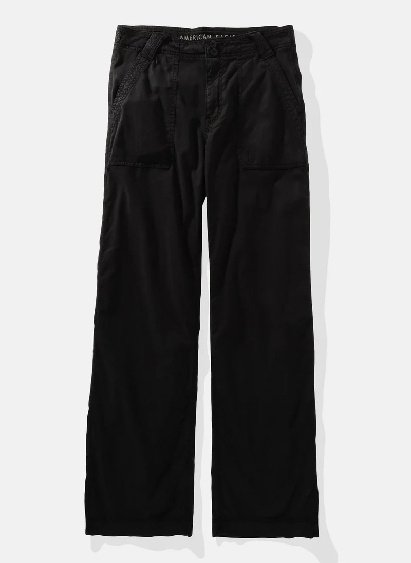 American Eagle Dreamy Drape High-Waisted Baggy Wide-Leg Pants