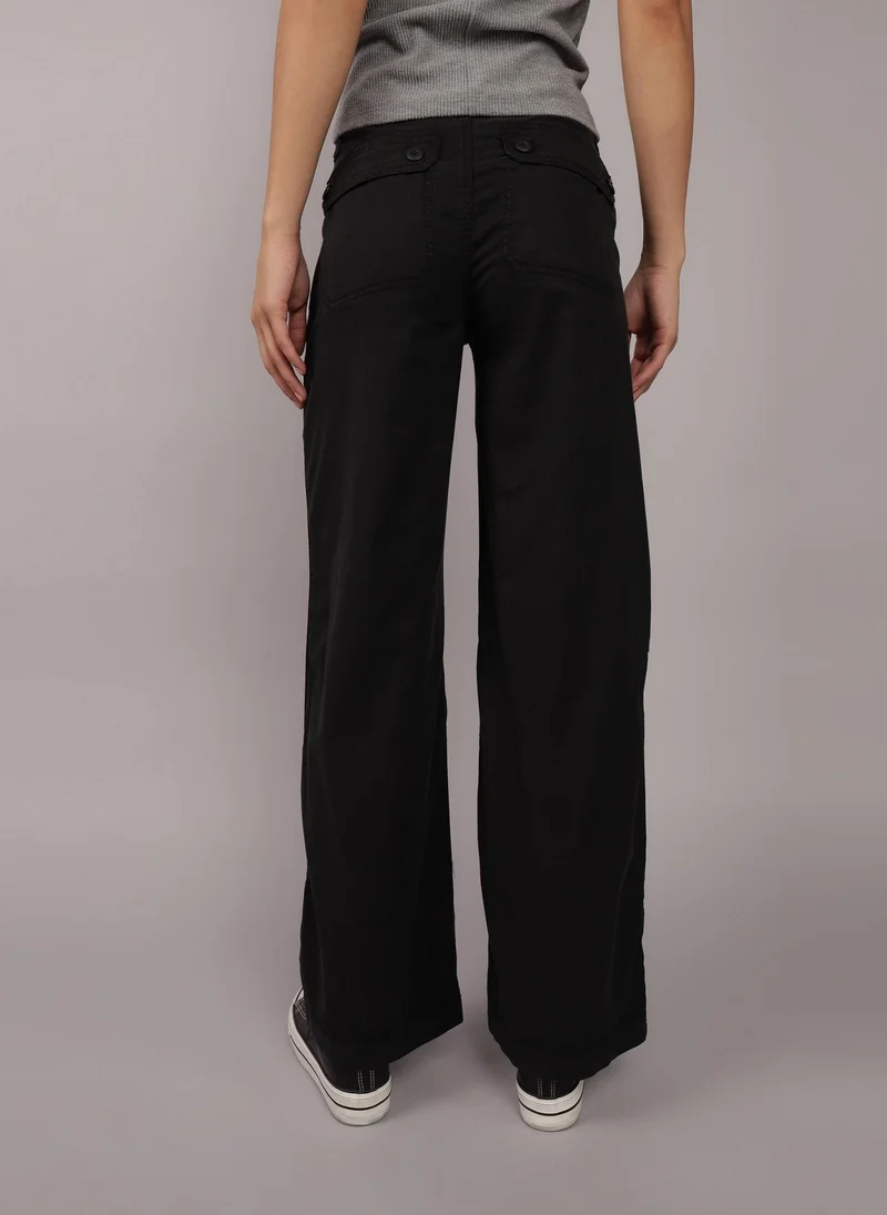 American Eagle Dreamy Drape High-Waisted Baggy Wide-Leg Pants