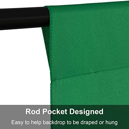 Joccun 7X10FT Green Backdrop Background for Photography,Polyester Backdrop Curtain Background Screen for Photography,Photoshoot,Video Recording,Studio(7X10ft,Green) - Image 5