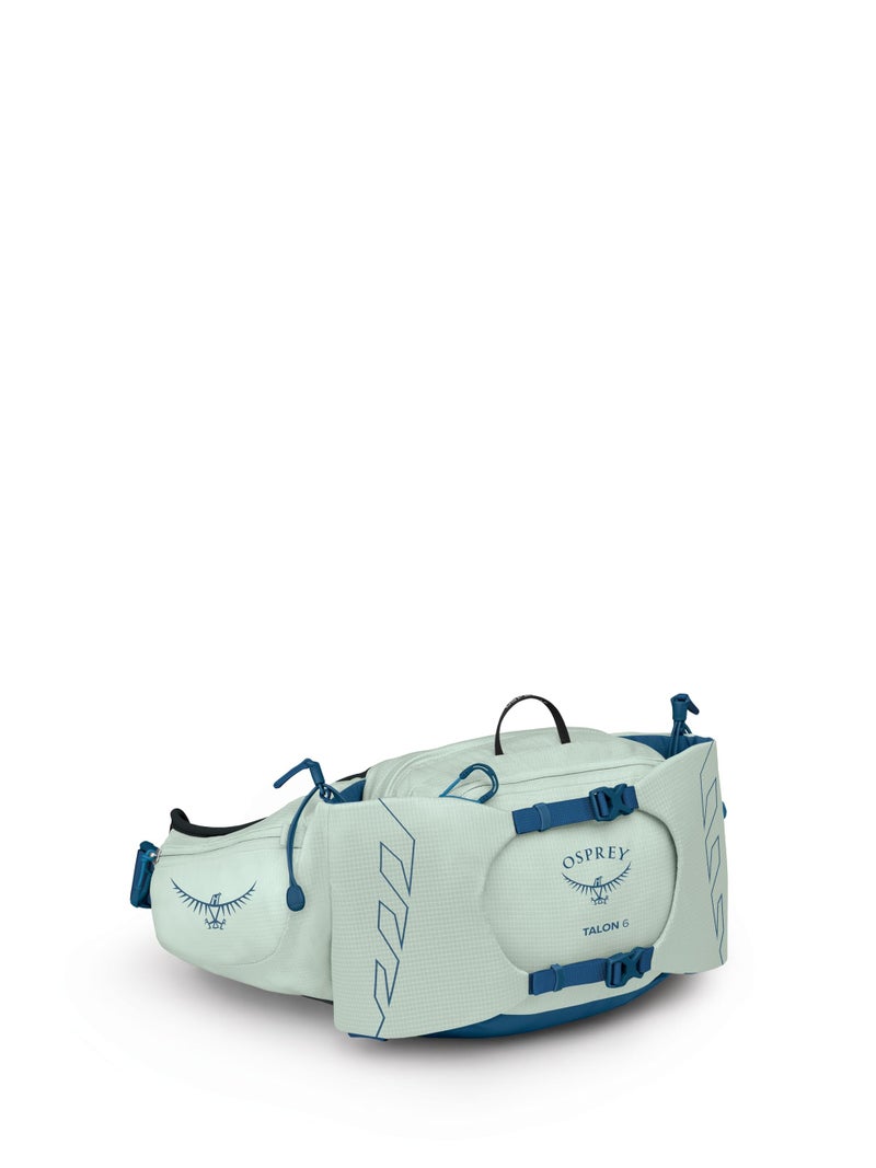 Osprey Talon 6L Mens Lumbar Hiking Waist Pack Fanny Pack with Water Bottle Holders Frosty Mint GreenNight Shift - Image 2