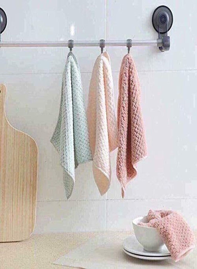 STORE77 CONNECTWIDE Set of 3 Microfiber Face Towel Flower Design - Soft, Fast Drying Cleaning Towel,Fit for Multi-Purpose Exfoliating, Highly Absorbent Extra for Hand, Gym, Spa. - Image 5