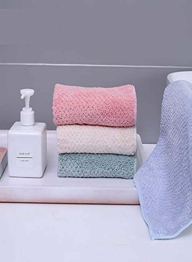 STORE77 CONNECTWIDE Set of 3 Microfiber Face Towel Flower Design - Soft, Fast Drying Cleaning Towel,Fit for Multi-Purpose Exfoliating, Highly Absorbent Extra for Hand, Gym, Spa. - Image 3
