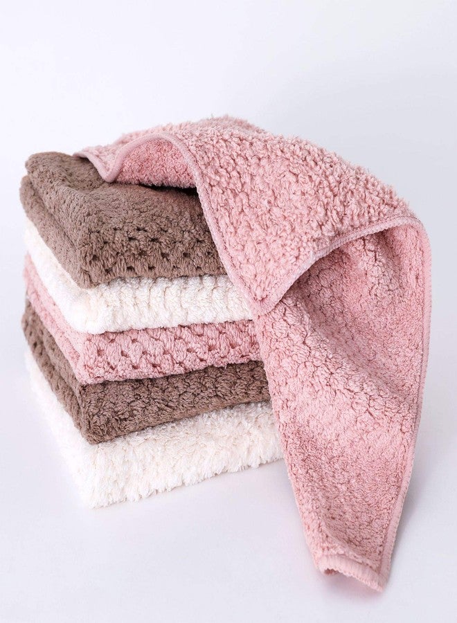 STORE77 CONNECTWIDE Set of 3 Microfiber Face Towel Flower Design - Soft, Fast Drying Cleaning Towel,Fit for Multi-Purpose Exfoliating, Highly Absorbent Extra for Hand, Gym, Spa. - Image 2