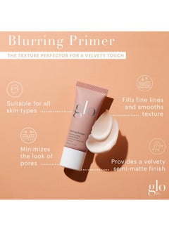 Glo Skin Beauty Blurring Primer With Ceramidesminimize Pores & Fine Lines For Smoother Makeup Application For All Skin Types Semimatte Finish  - Image 2