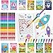BenLouis Coloring Books for Kids With Stacking Crayons Set Mini Coloring Books Bulk for Ages 4812 Small Activity Books for Birthday Party Gifts Goodie Bags Stuffers Travel1212Pcs Classic - Image 2