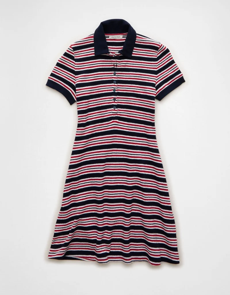 American Eagle  AE Polo Mini Dress for Women | Best Price UAE