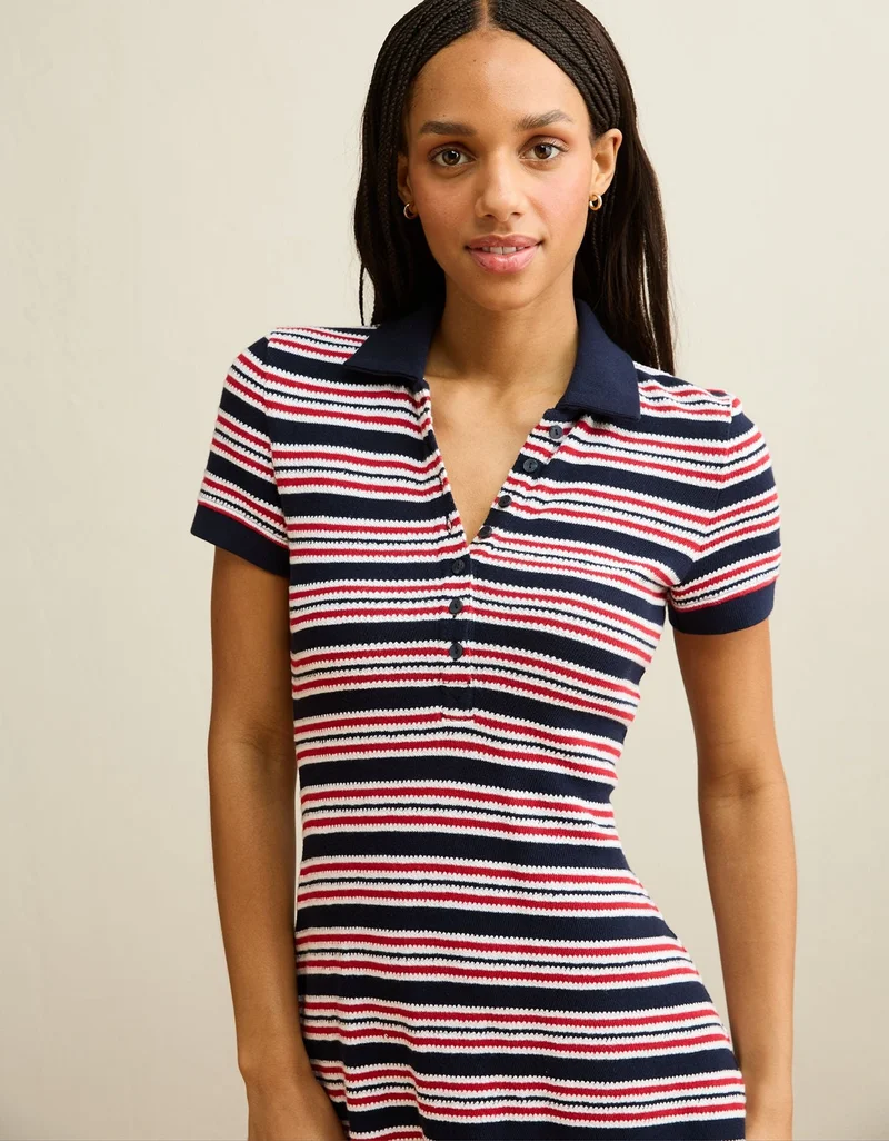 American Eagle  AE Polo Mini Dress for Women | Best Price UAE