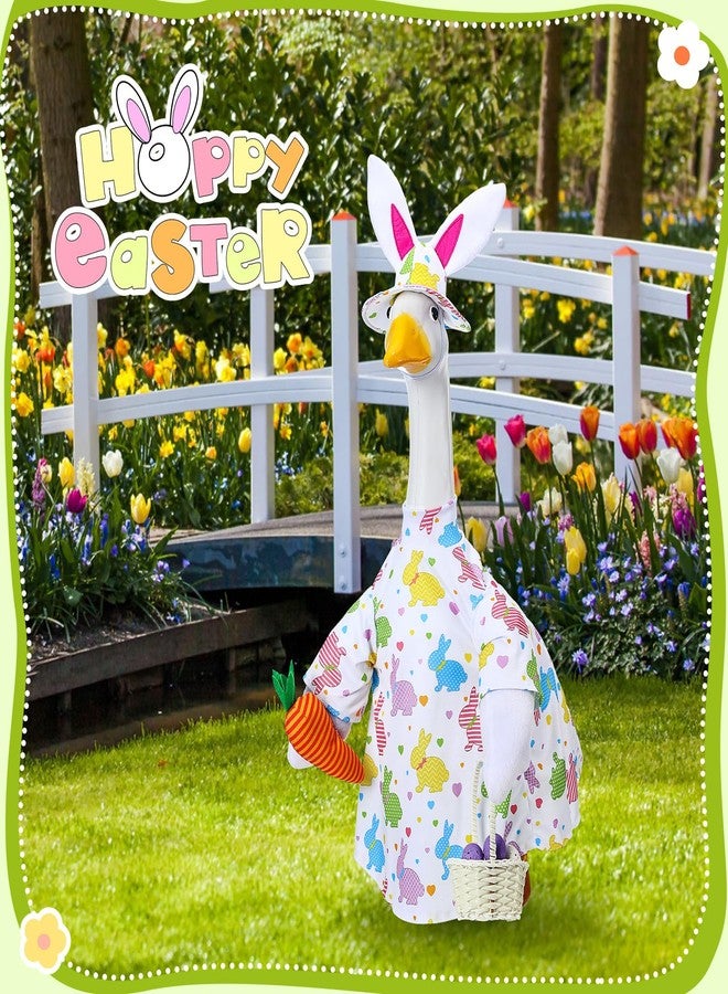 Cutecrop Easter Goose Outfit Goose Clothes for 23" High Cement or Plastic Goose Lawn Goose Clothing, Porch Goose Clothes, Lawn Goose Outfit, Garden Goose Costume - Image 2