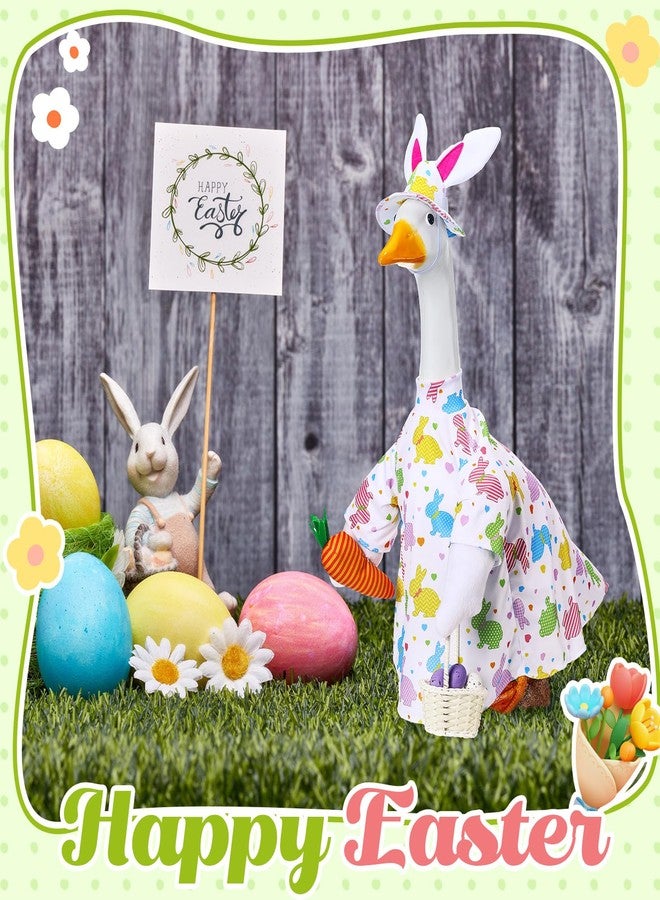 Cutecrop Easter Goose Outfit Goose Clothes for 23" High Cement or Plastic Goose Lawn Goose Clothing, Porch Goose Clothes, Lawn Goose Outfit, Garden Goose Costume - Image 4
