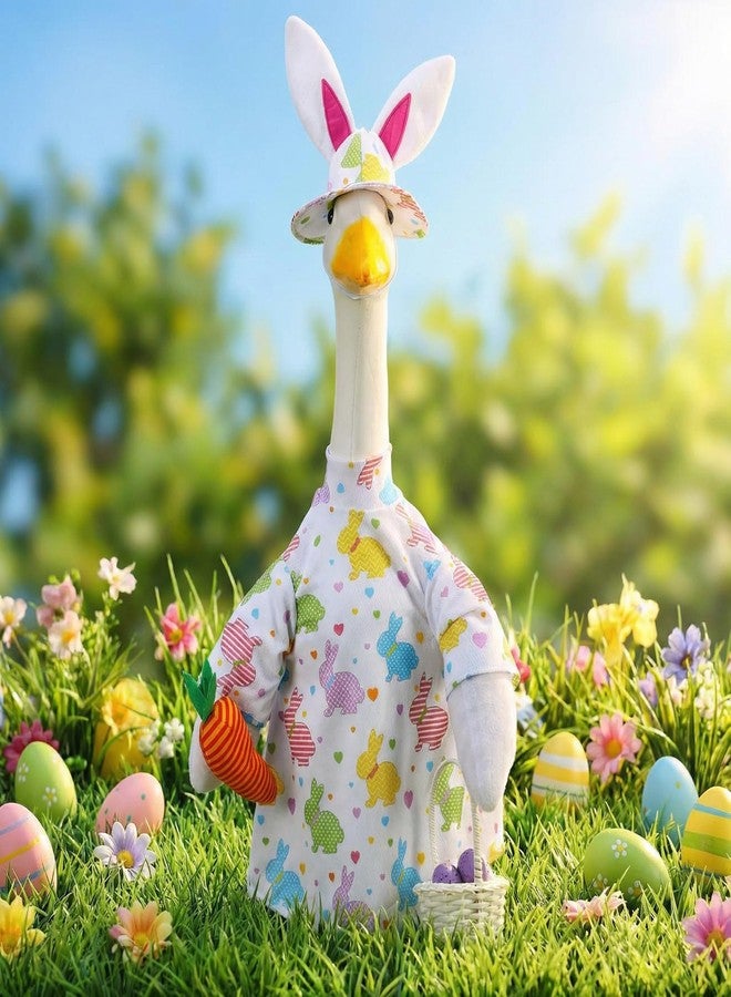 Cutecrop Easter Goose Outfit Goose Clothes for 23" High Cement or Plastic Goose Lawn Goose Clothing, Porch Goose Clothes, Lawn Goose Outfit, Garden Goose Costume - Image 1
