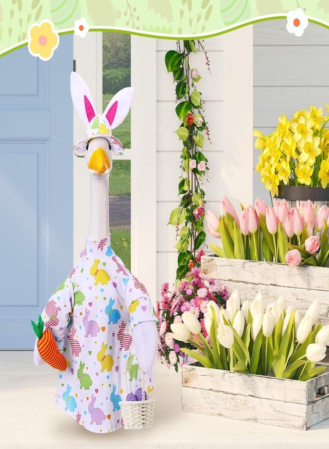 Cutecrop Easter Goose Outfit Goose Clothes for 23" High Cement or Plastic Goose Lawn Goose Clothing, Porch Goose Clothes, Lawn Goose Outfit, Garden Goose Costume - Image 5