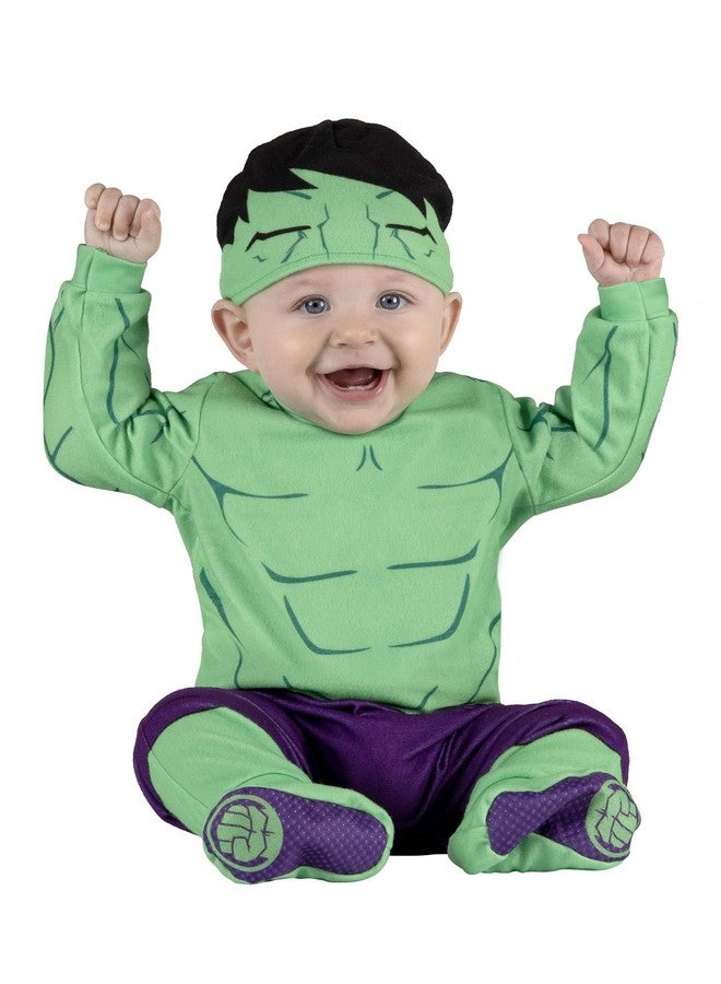 Jazwares MARVEL Classic Hulk Infant Costume 12/18 Months - Image 2