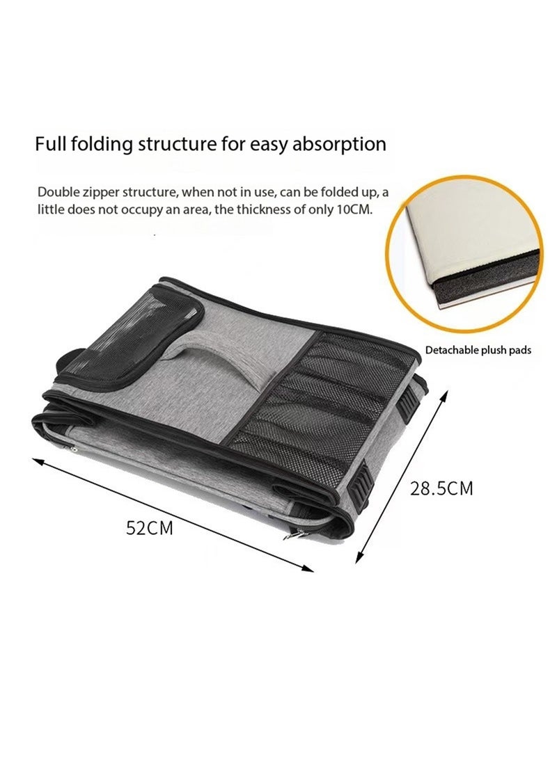 LIMOS Pet Backpack Cat Carrier Extra Large Expandable Airline Approved Dog Carrier for Small Dogs and Cats  - Image 4