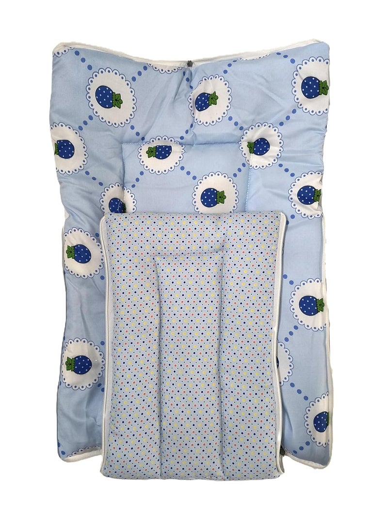 MY BABY My Baby New Born Baby Bed Sleeping Bag Cotton Baby Bedding Unisex Baby Sleeping Bed Blue - Image 3