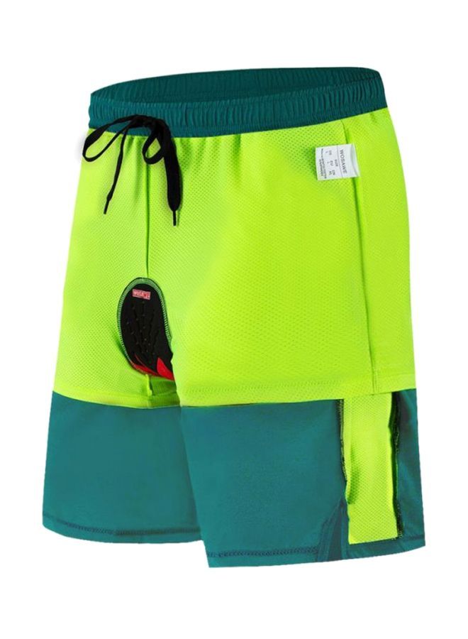 NIBEMINENT 3-Piece Polyester Short With 3D Gel Padding And Quick Dry Loose-Fit Bicycle Shorts M  - Image 5