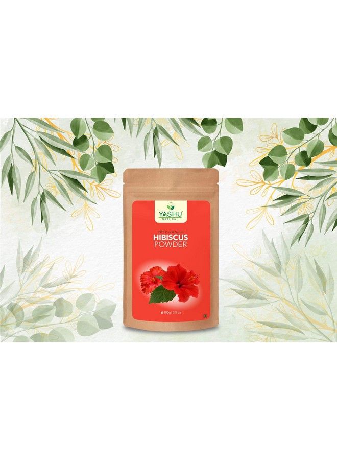 YASHU Pure & Organic Hibiscus & Fenugreek Seed (Methi Dana) Powder for Hair Conditioning | Combo Pak for Dry & Damaged Hair (200 g) - Image 4