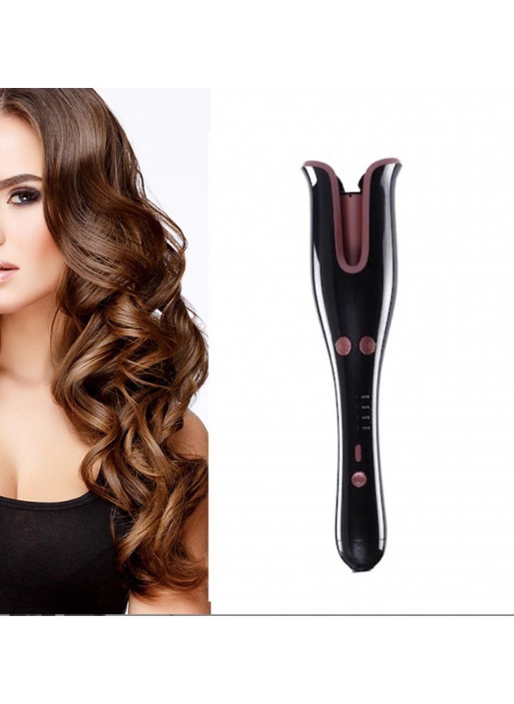 JOY CARE - Ceramic Hair Curler Black/Rose Gold - Image 1
