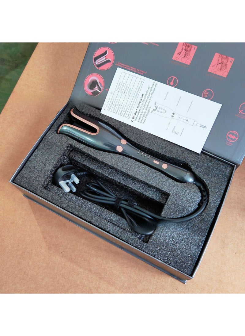 JOY CARE - Ceramic Hair Curler Black/Rose Gold - Image 1