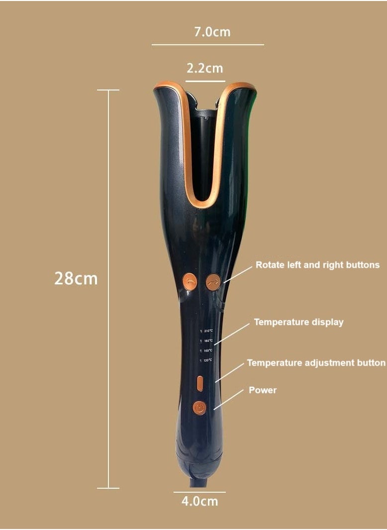 JOY CARE - Ceramic Hair Curler Black/Rose Gold - Image 1